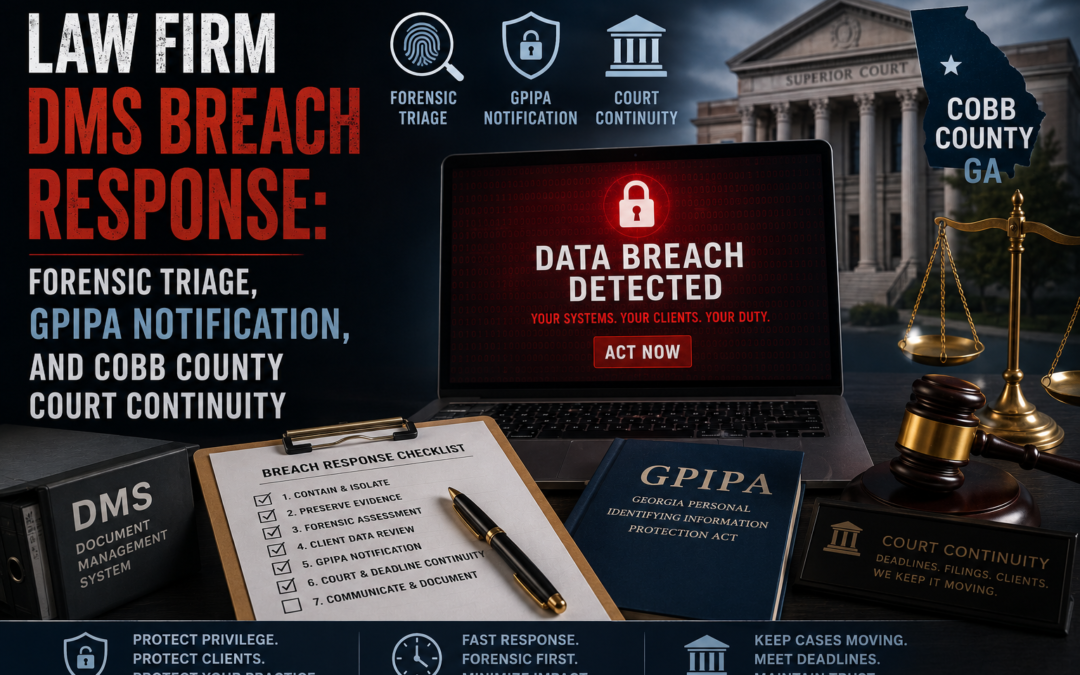 Law Firm Data Breach: Forensic Triage & Response