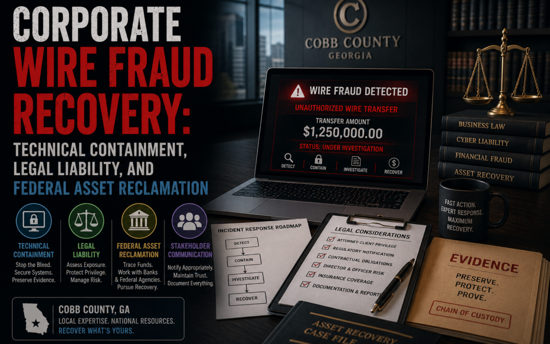 corportate wire fraud recovery