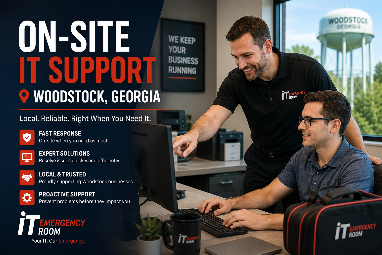 Onsite IT support Woodstock GA